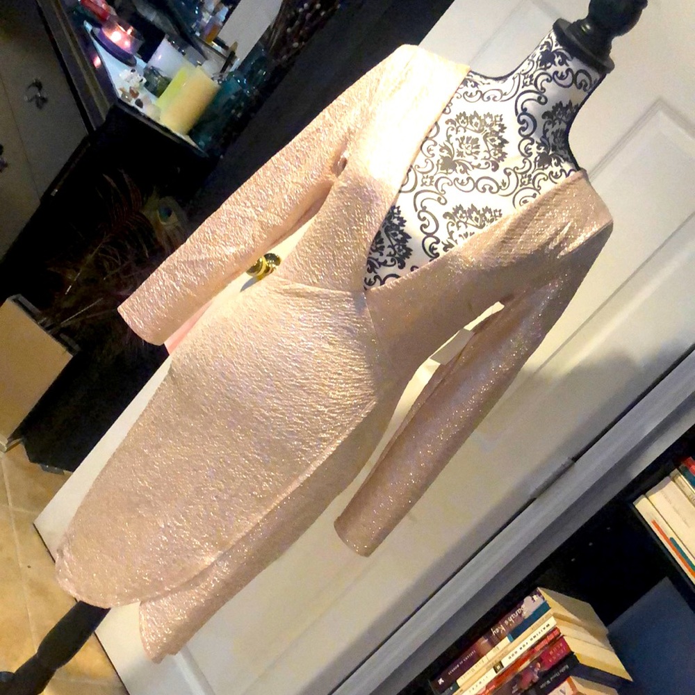 dusty pink dress